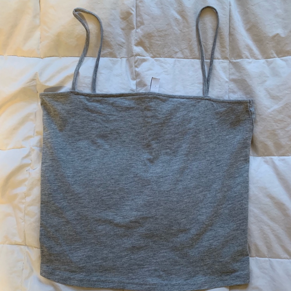 h&m cropped tank top